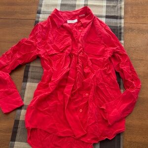 Equipment Bright Red Shirt